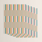 Mixed Stripes Pattern X Retro Summer Wrapping Paper Gallery Image 3