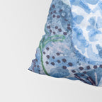 Little Morel Mushrooms in Blue Night Pillow Sham Gallery Image 4