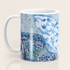 Little Morel Mushrooms in Blue Night Coffee Mug Gallery Image 3