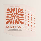 Nature Leaf Cutouts III: Terracotta Edition | Mid-Century Henri Matisse Series Wrapping Paper Gallery Image 3