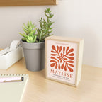 Nature Leaf Cutouts III: Terracotta Edition | Mid-Century Henri Matisse Series Mini Art Print Gallery Image 2
