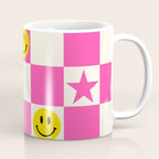 SMILEY STAR PINK Coffee Mug Gallery Image 1