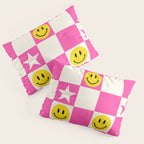 SMILEY STAR PINK Pillow Sham Gallery Image 3