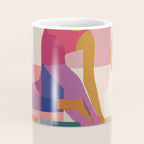 Abstract Yoga Pose Coffee Mug Gallery Image 4