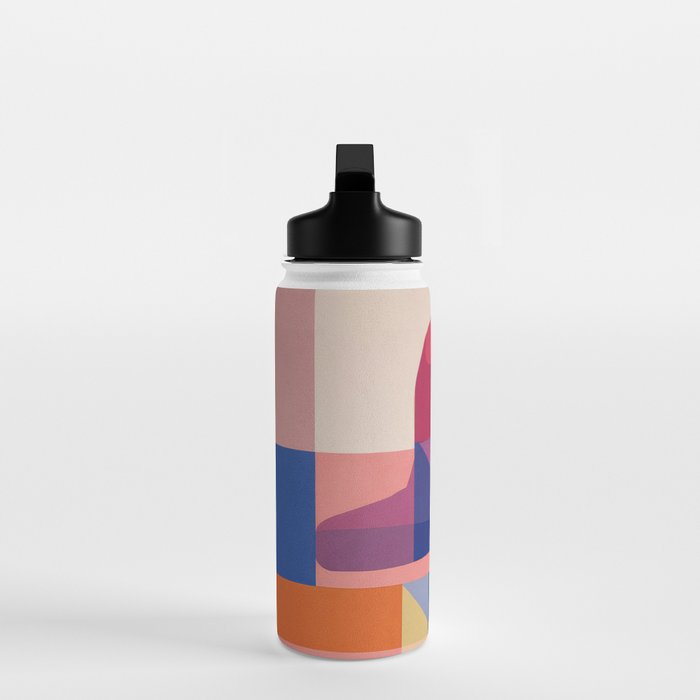 Abstract Yoga Pose Water Bottle Gallery Image 3