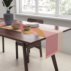 Abstract Yoga Pose Table Runner Gallery Image 2