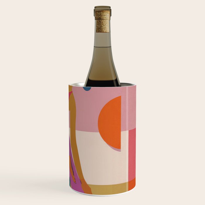 Abstract Yoga Pose Wine Chiller Gallery Image 3