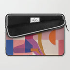 Abstract Yoga Pose Laptop Sleeve Gallery Image 2