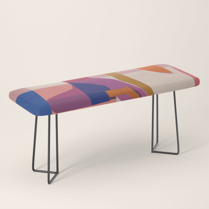 Abstract Yoga Pose Bench Gallery Image 1