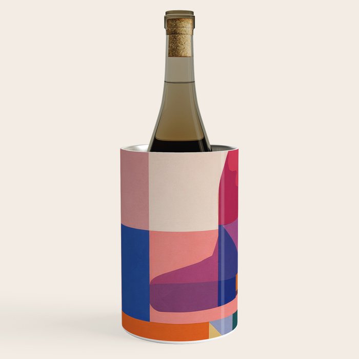 Abstract Yoga Pose Wine Chiller Gallery Image 2