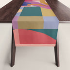 Abstract Yoga Pose Table Runner Gallery Image 1