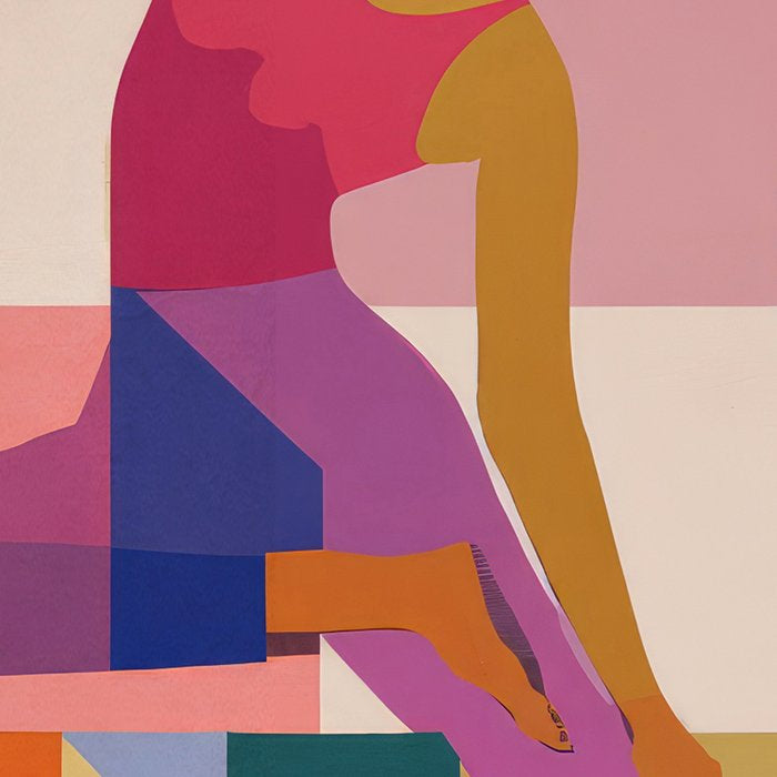 Abstract Yoga Pose Coffee Mug Gallery Image 2
