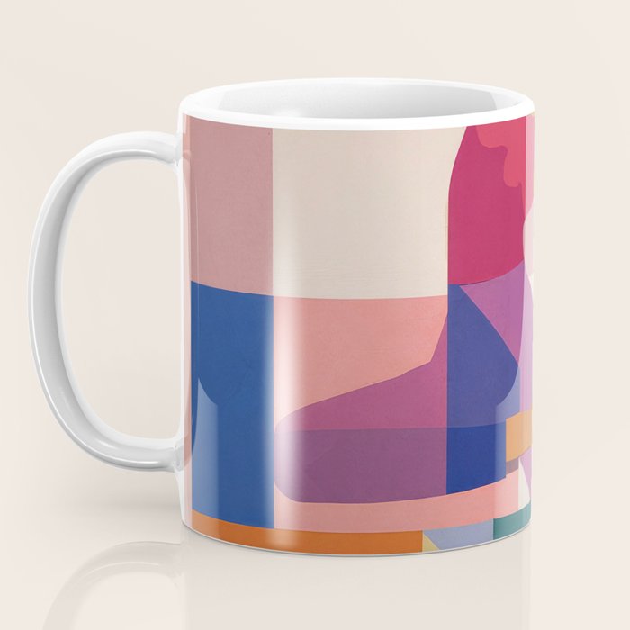 Abstract Yoga Pose Coffee Mug Gallery Image 3