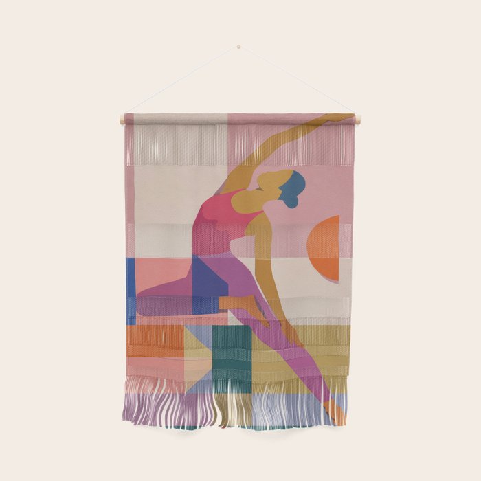 Abstract Yoga Pose Wall Hanging Gallery Image 1
