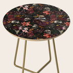 Gothic Night Skulls Flower Botanical Midnight Garden Side Table Gallery Image 2