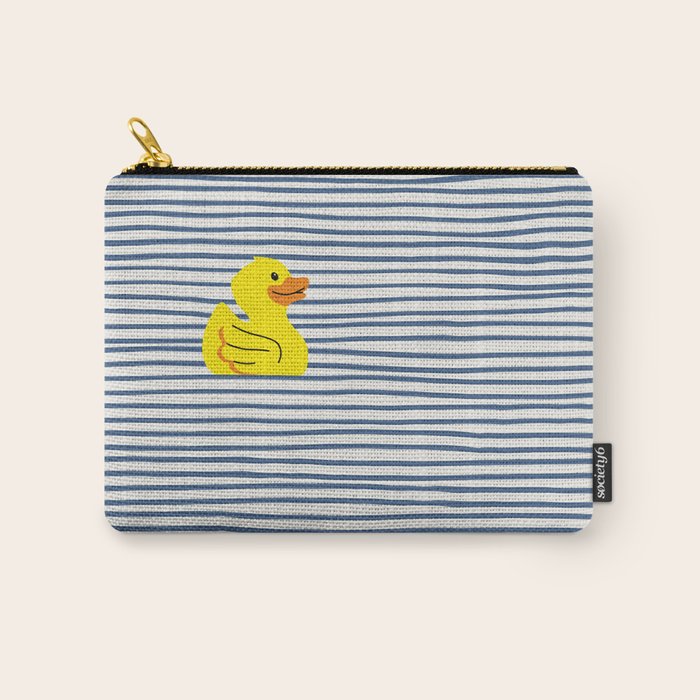 Yellow rubber ducky Carry All Pouch Gallery Image 1