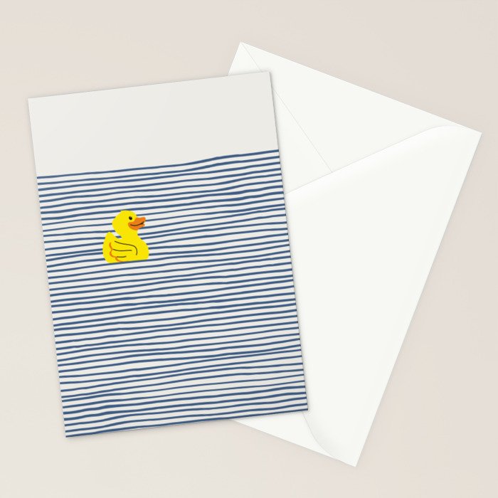 Yellow rubber ducky Stationery Card Gallery Image 2