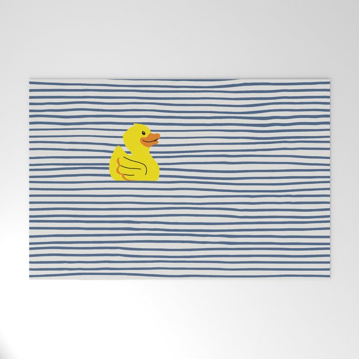 Yellow rubber ducky Welcome Mat Gallery Image 1