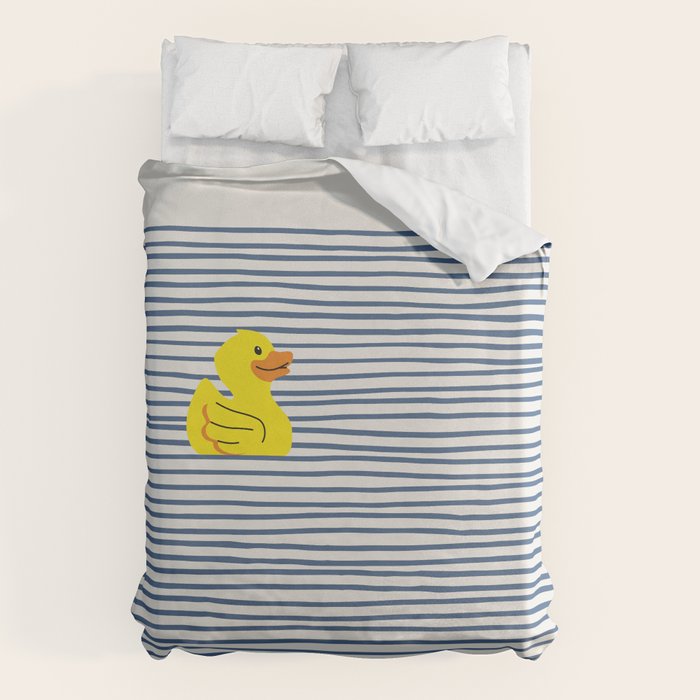 Yellow rubber ducky Duvet Cover Gallery Image 6