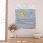 Yellow rubber ducky Wall Tapestry Gallery Image 2