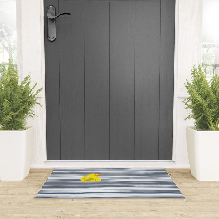 Yellow rubber ducky Welcome Mat Gallery Image 3