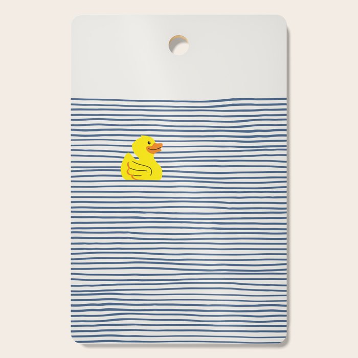 Yellow rubber ducky Cutting Board Gallery Image 1