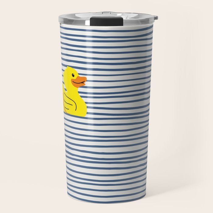 Yellow rubber ducky Travel Mug Gallery Image 1