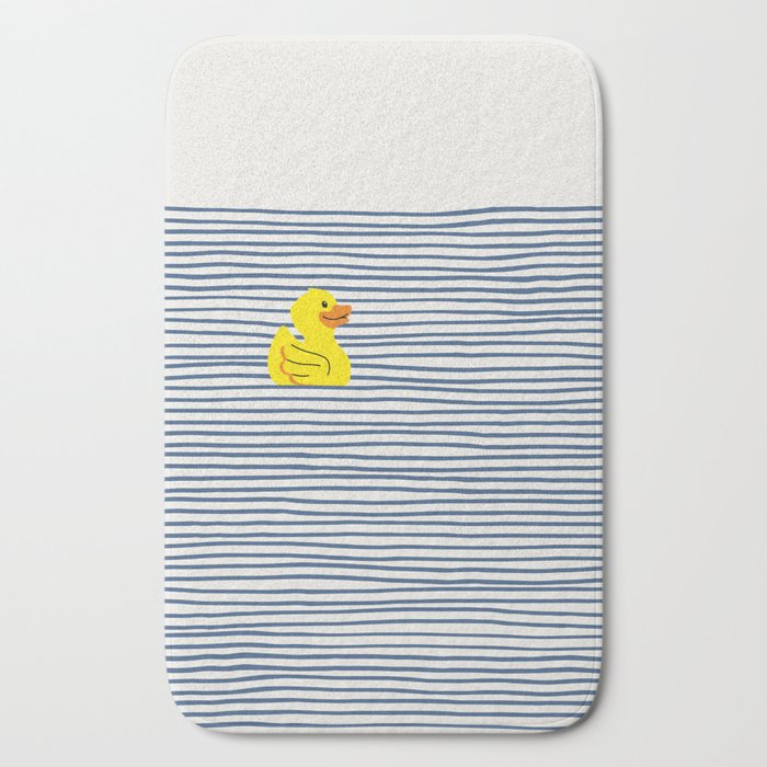 Yellow rubber ducky Bath Mat Gallery Image 2
