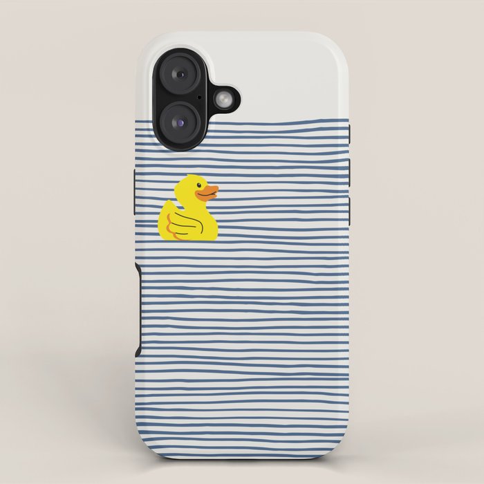 Yellow rubber ducky iPhone Case Gallery Image 1
