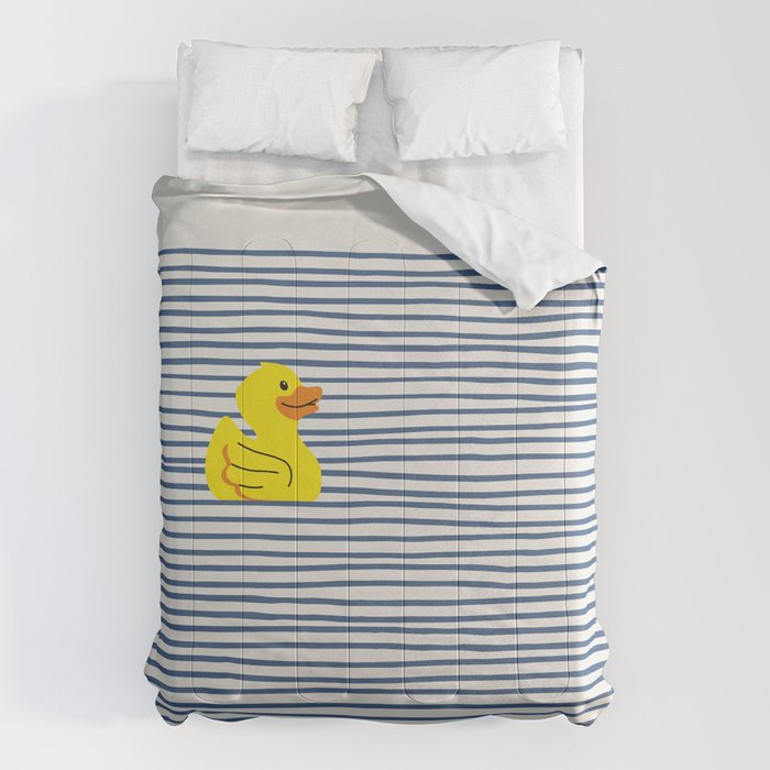 Yellow rubber ducky Comforter Gallery Image 1