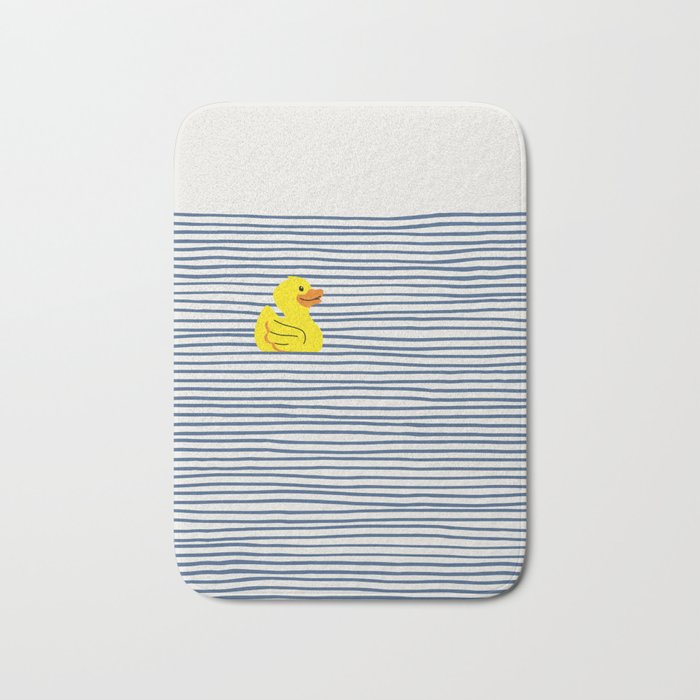 Yellow rubber ducky Bath Mat Gallery Image 1
