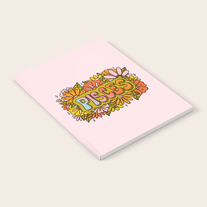 Pisces Flowers Notebook Gallery Image 1