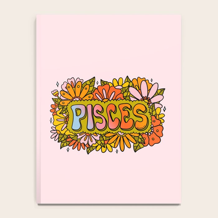 Pisces Flowers Notebook Gallery Image 4
