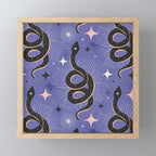 Slither Through The Stars Very Peri Mini Art Print Gallery Image 1
