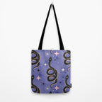 Slither Through The Stars Very Peri Tote Bag Gallery Image 2