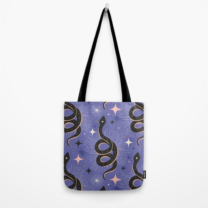 Slither Through The Stars Very Peri Tote Bag Gallery Image 2