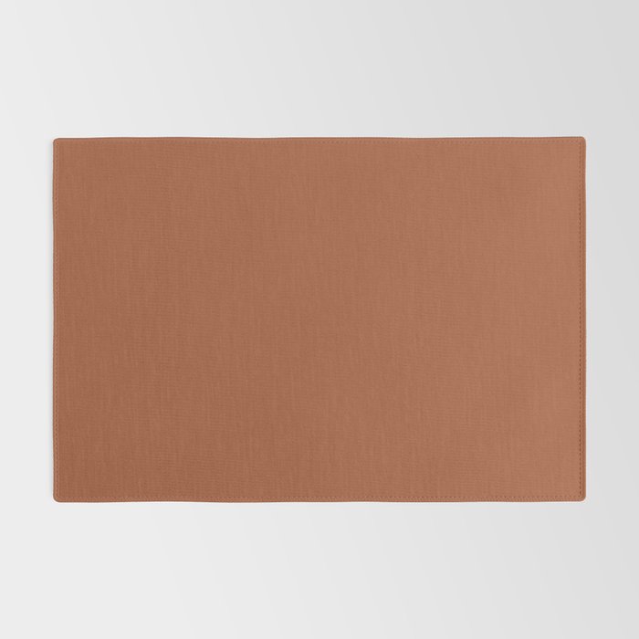 Kauai Soil Clay Terracotta Rust Solid  Rug Gallery Image 2