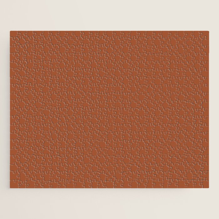 Kauai Soil Clay Terracotta Rust Solid  Jigsaw Puzzle Gallery Image 1