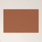 Kauai Soil Clay Terracotta Rust Solid  Welcome Mat Gallery Image 1