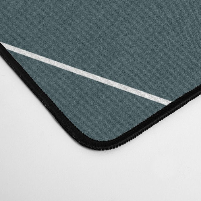 Deco Geometric 04 Teal Desk Mat Gallery Image 4