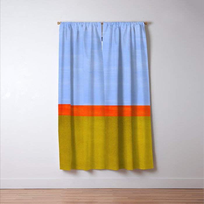Autumn Sunrise Window Curtain Gallery Image 3