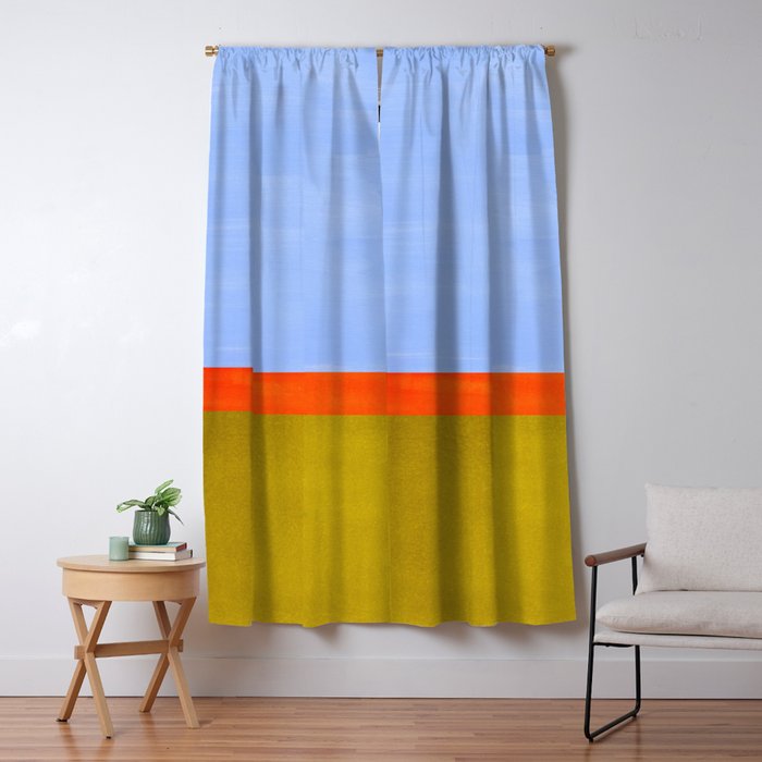 Autumn Sunrise Window Curtain Gallery Image 1