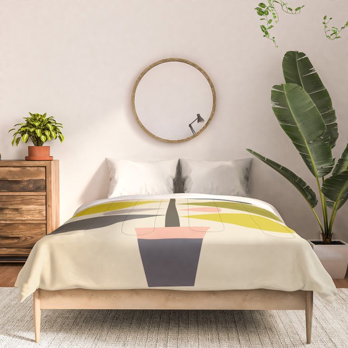 Flower Cat Plants Comforter Gallery Image 3