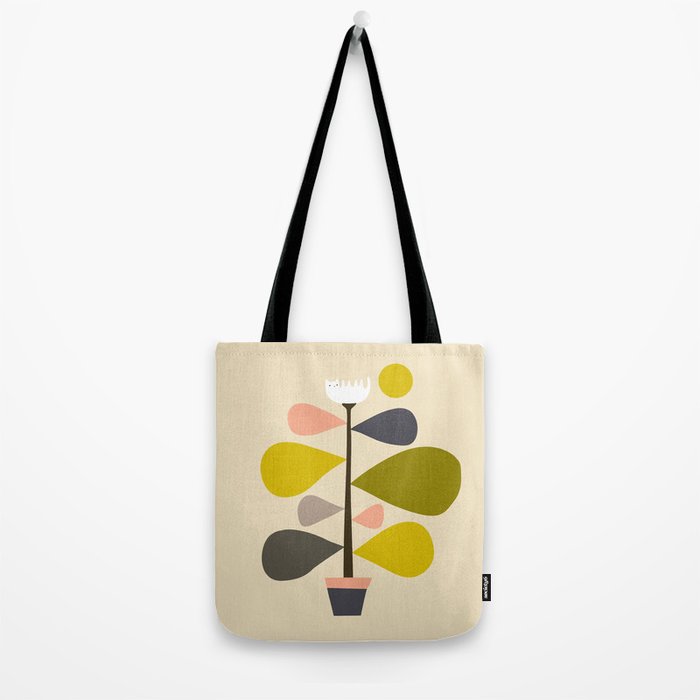 Flower Cat Plants Tote Bag Gallery Image 2