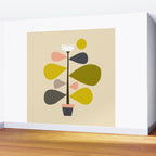 Flower Cat Plants Wall Mural Gallery Image 2