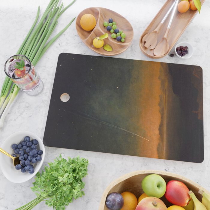 Smyth - The Great Comet of 1843 Sunset Magical Stars Cutting Board Gallery Image 2