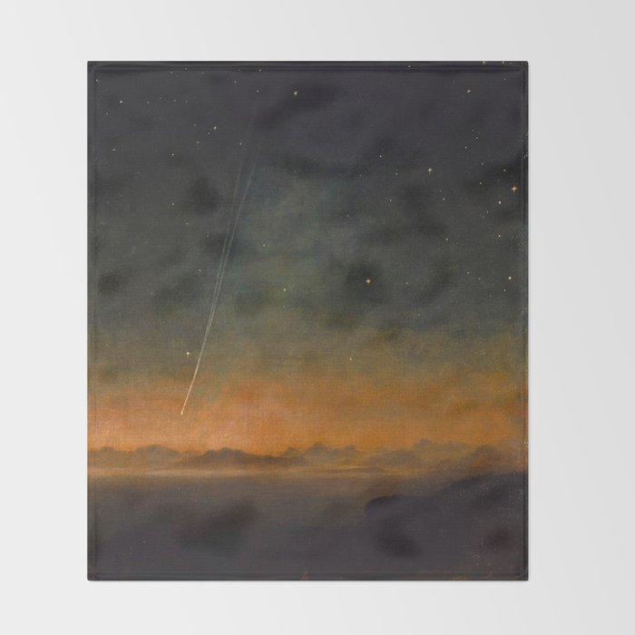 Smyth - The Great Comet of 1843 Sunset Magical Stars Throw Blanket Gallery Image 2