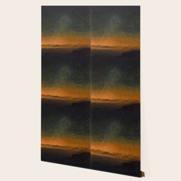 Smyth - The Great Comet of 1843 Sunset Magical Stars Wallpaper Gallery Image 2