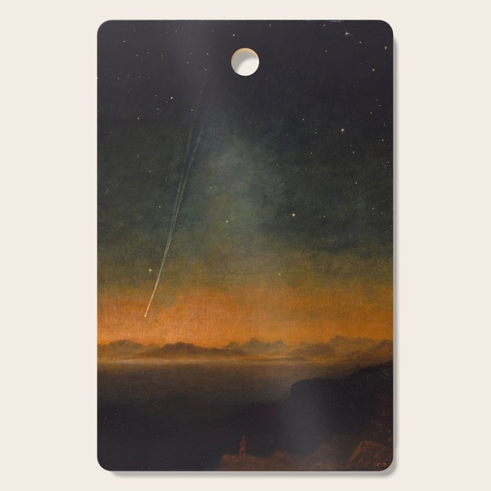 Smyth - The Great Comet of 1843 Sunset Magical Stars Cutting Board Gallery Image 1