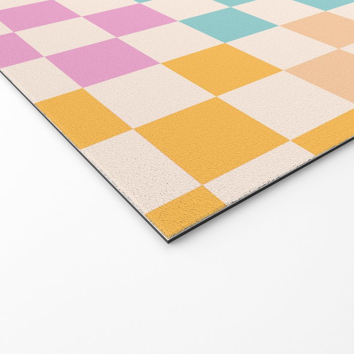 If you like it... Retro and  Fun words on checks  Welcome Mat Gallery Image 2